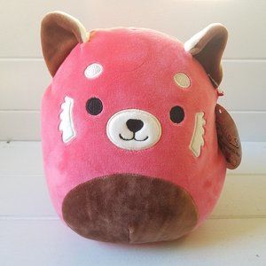 Squishmallows  Cici the Red Panda 8" Red Brown Belly 8", KellyToy with Round Tag